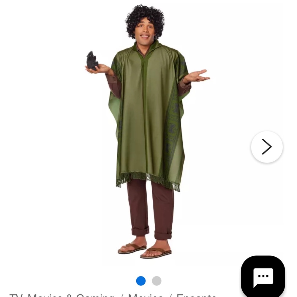Bruno Encanto Spirit Green and Brown Men's Costume